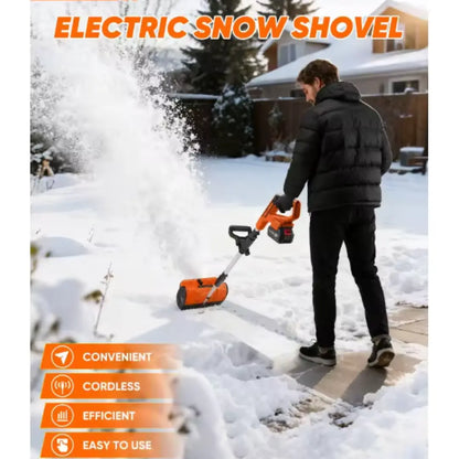 Northvra IceForce X1 Cordless Snow Shove + FREE Battery & Charger