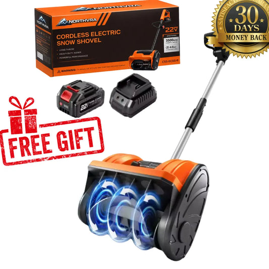 Northvra IceForce X1 Cordless Snow Shove + FREE Battery & Charger